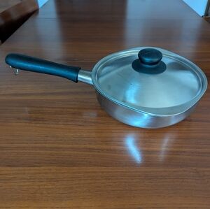 Yanagi Sori Martian Stainless Steel Frying Pan Skillet Pre Owned